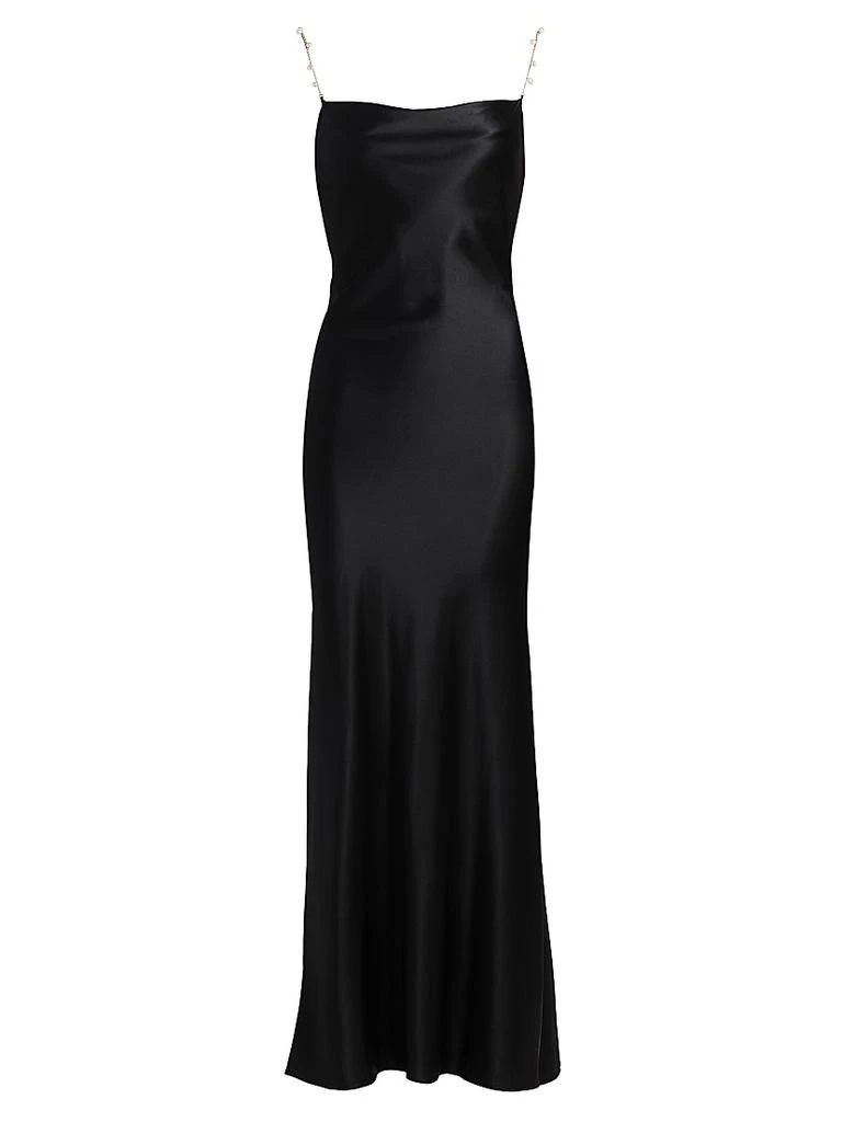 CAMI NYC Shallon Embellished-Silk Slip Gown