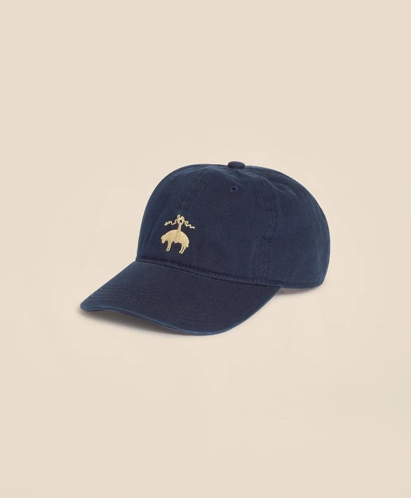 Brooks Brothers Cotton Logo Baseball Hat 1