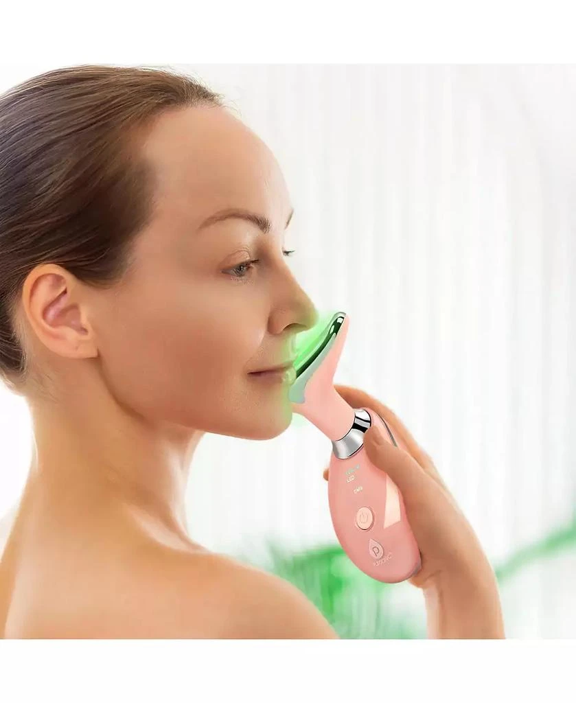 PURSONIC Total LED Light Therapy System: Eye Mask, Multi-Function Device & Neck Plate 4