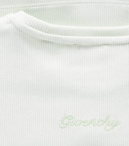 Givenchy Logo ribbed-knit cotton T-shirt 2