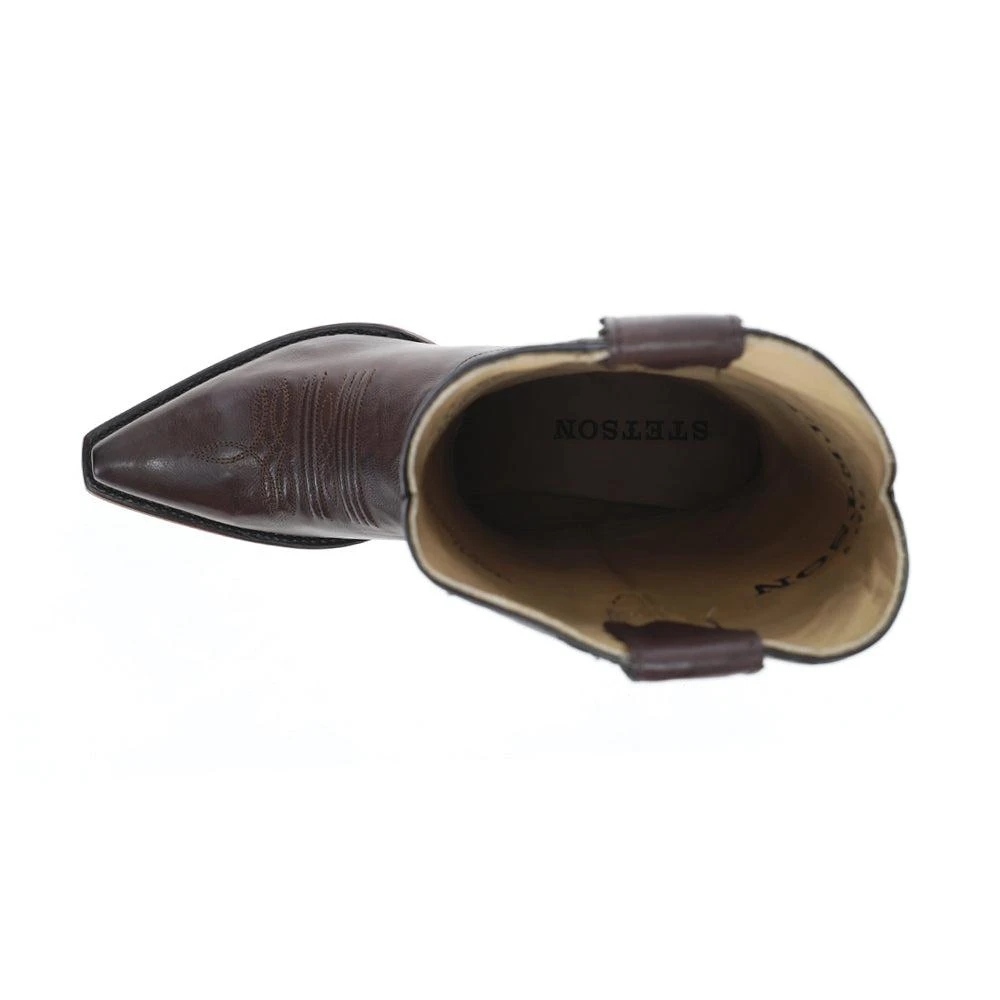 STETSON Casey Embroidered Snip Toe Cowboy Boots 4