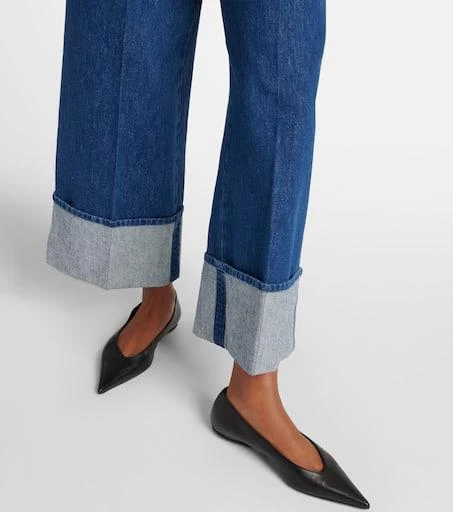 Patou Cropped wide-leg jeans 5