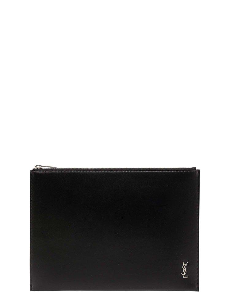 Yves Saint Laurent Saint Laurent Tiny Monogram Zip Tablet Holder