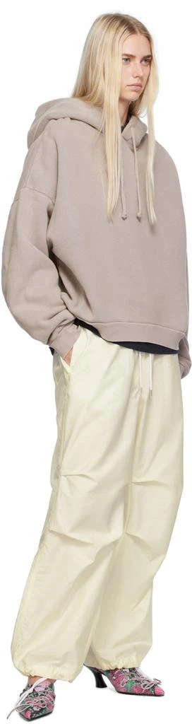 Acne Studios Gray Garment-Dyed Hoodie 4