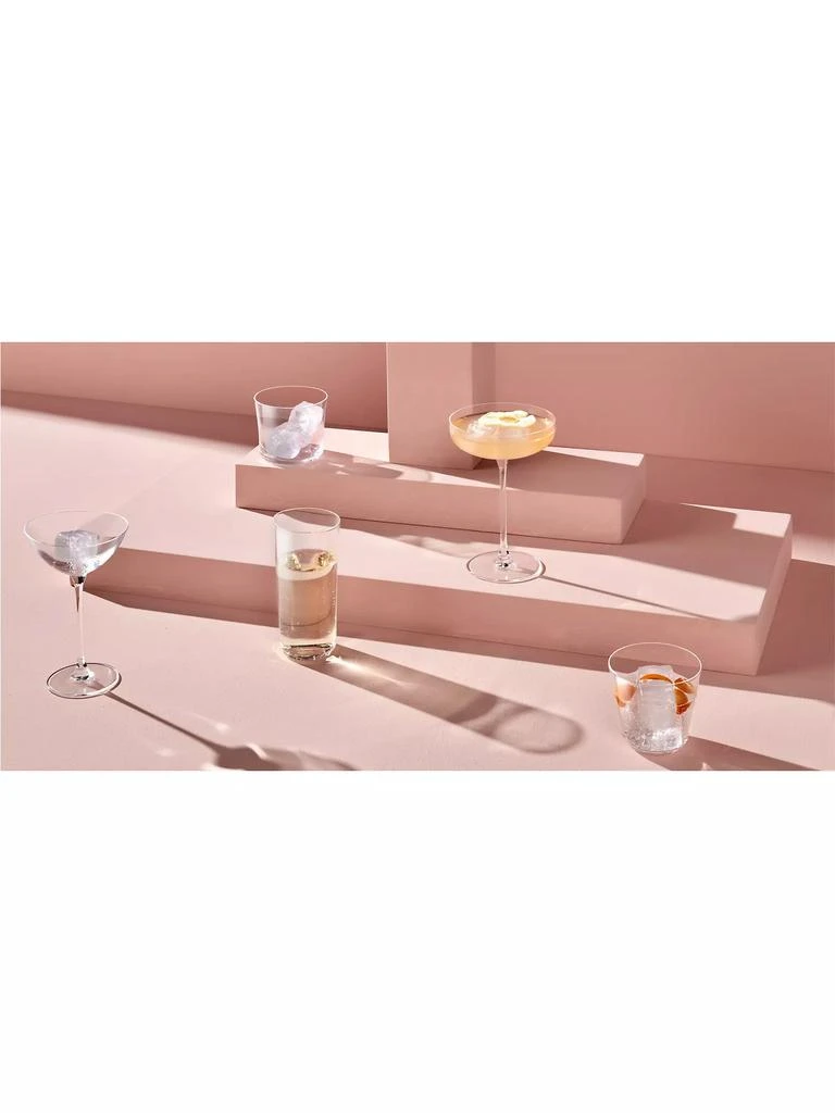 Nude Glass Savage 2-Piece Coupetini Glass Set 4