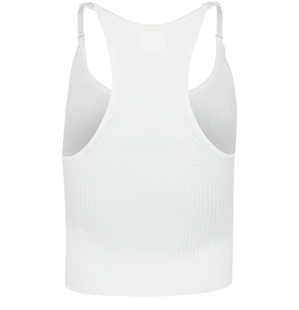 courreges Knitted Scuba vest top 3