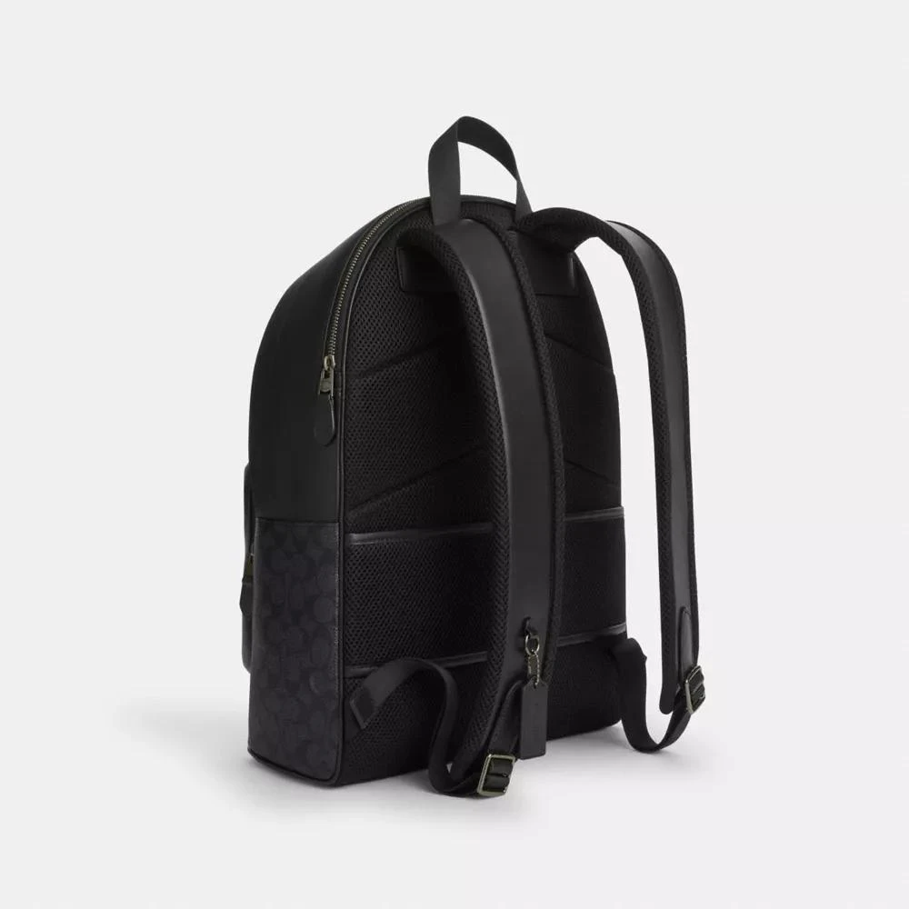 Coach West Backpack In Signature Canvas 3