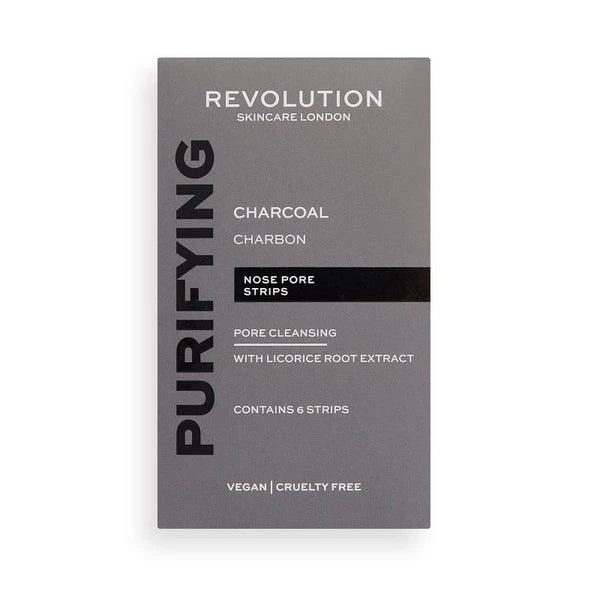 Revolution Skincare Revolution Skincare Pore Cleansing Charcoal Nose Strips 6g 2
