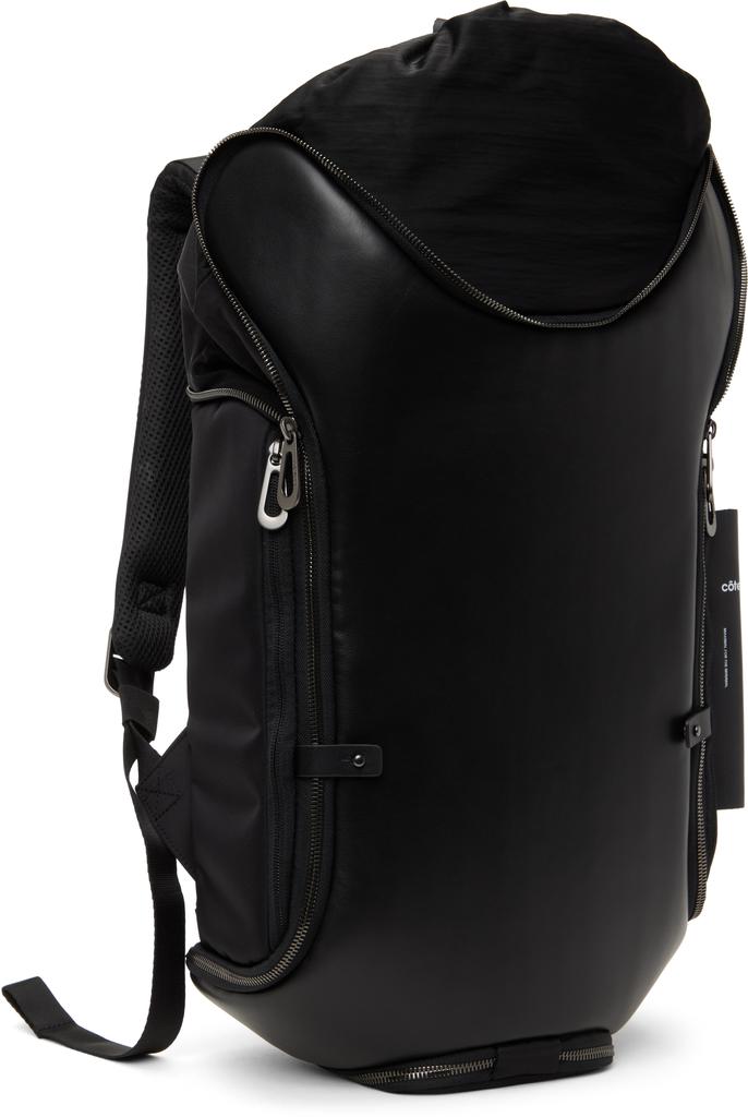 Côte & Ciel Black Avon Leather Backpack