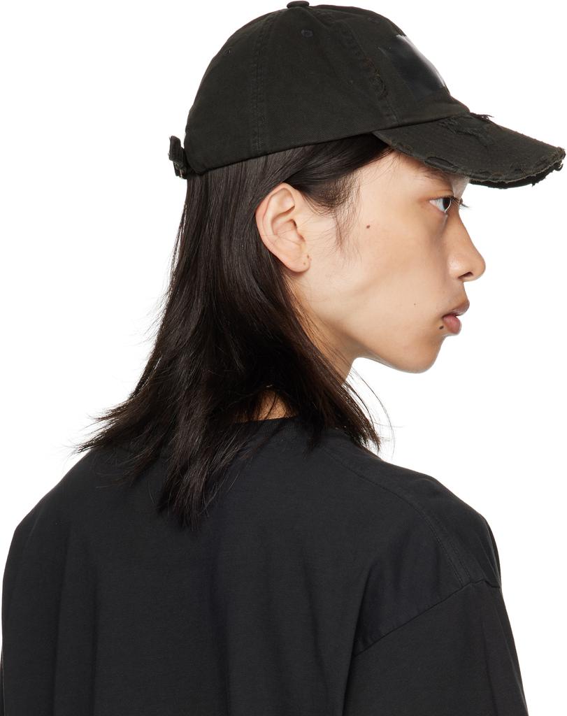 ALEXANDER DIGENOVA Black Duct Tape Cap - Hats - BeyondStyle