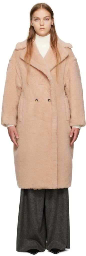 Max Mara Pink Teddy Bear Icon Coat 1