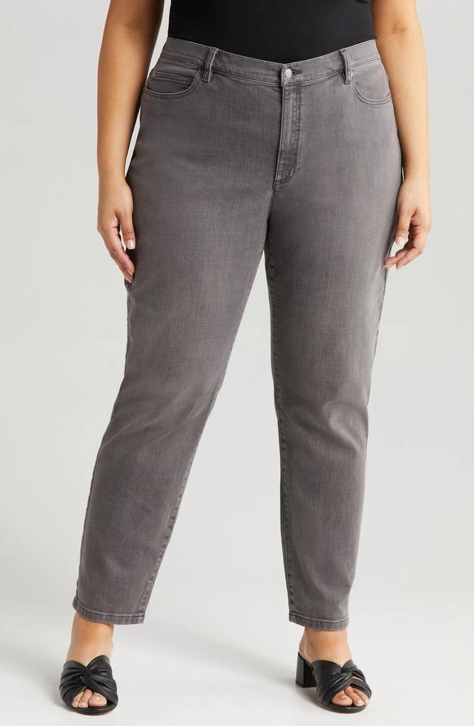 Eileen Fisher High Waist Slim Fit Jeans 8