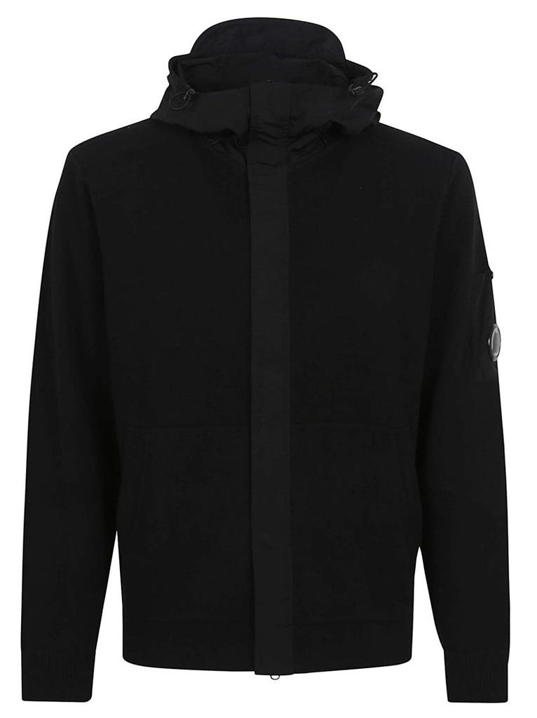 CP Company Hooded Knit With Chrome Inserts