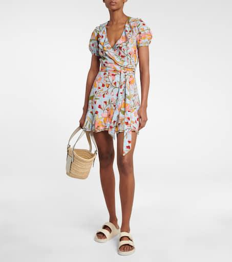 Poupette St Barth Floral minidress