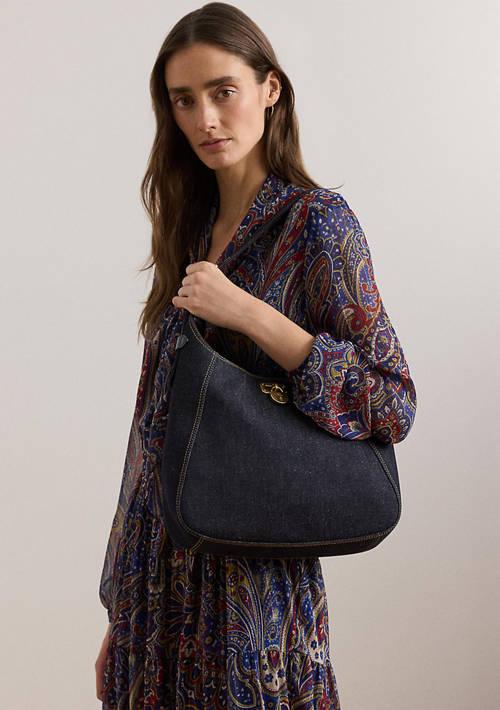 バッグ RALPH LAUREN vintage denim shoulder bag Denim Shoulder Bag by Polo Ralph Lauren Accessories | Rent