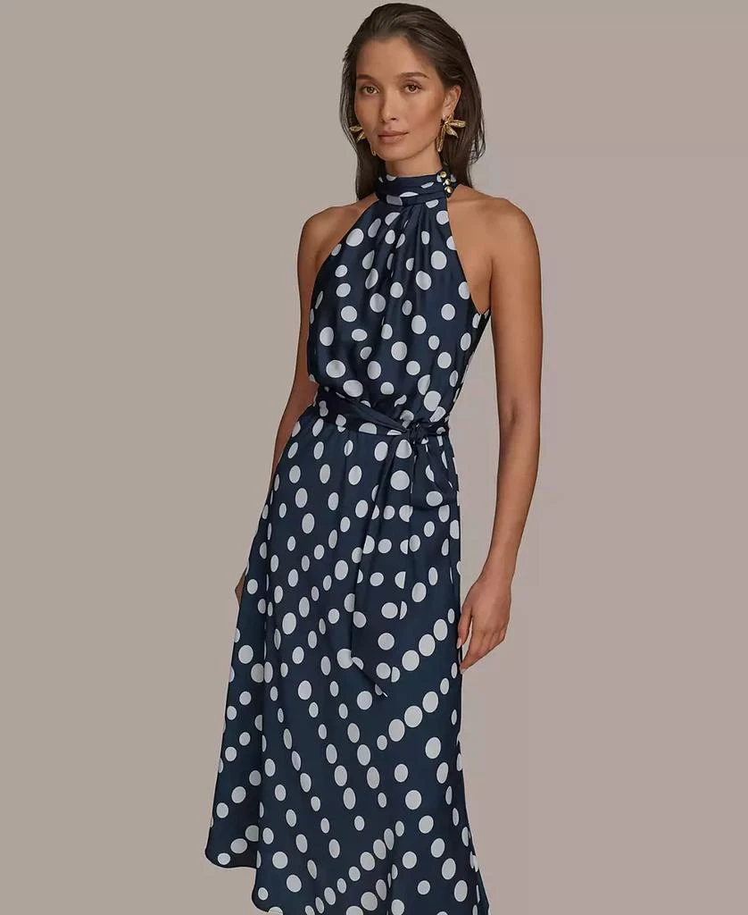 Donna Karan Women's Polka Dot High-Neck Dress 2