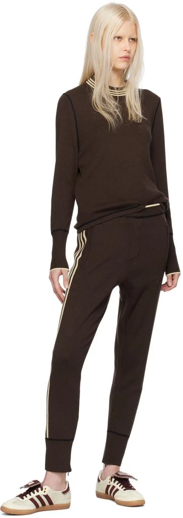 WALES BONNER Brown adidas Originals Edition Statement Sweatpants 4