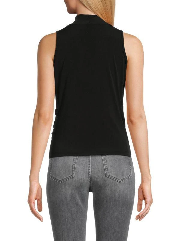 Renee C. Solid Surplice Top 2