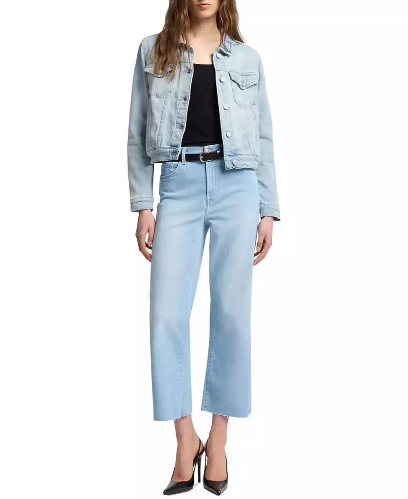 7 For All Mankind Women's Classic Denim Tucker Jacket 1