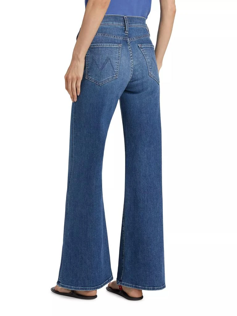 MOTHER The Tomcat Roller Sneak Wide-Leg Jeans 5