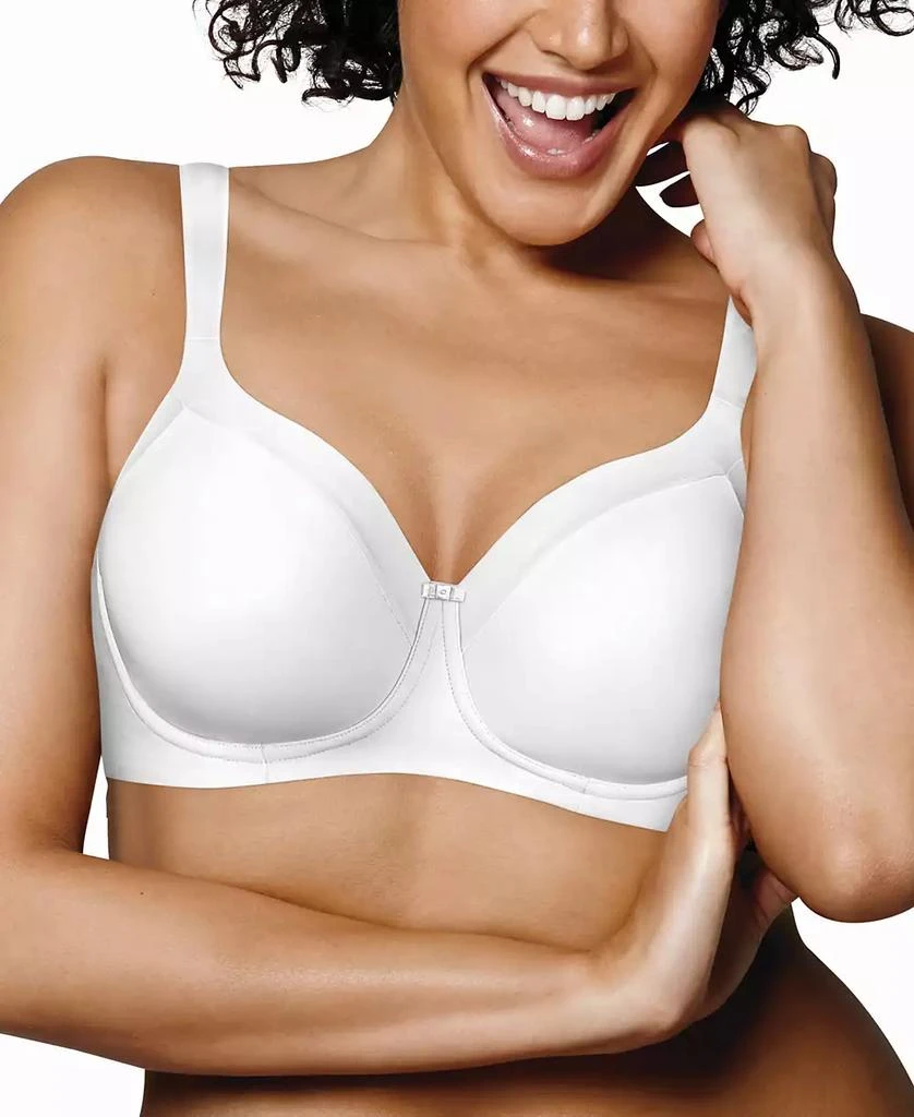 Playtex Women's Secrets Shapes & Supports Balconette Full Figure Wirefree Bra US4824 1