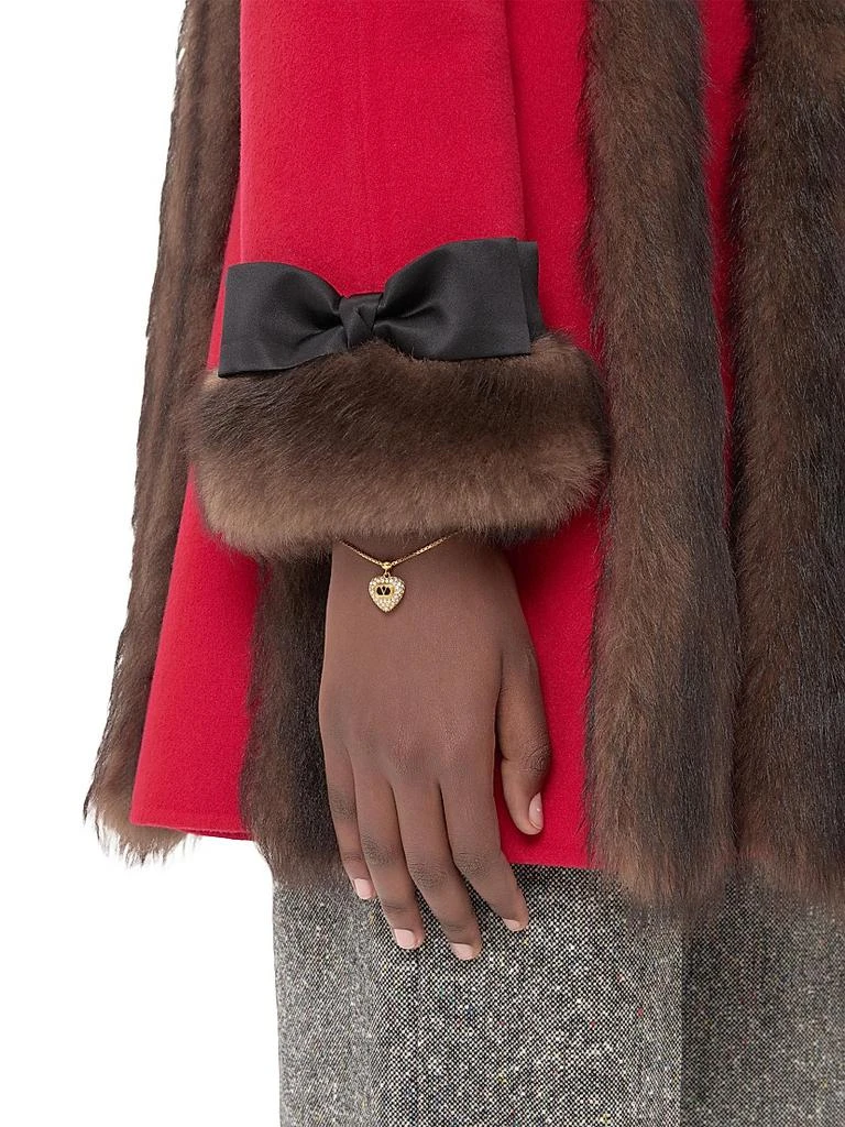 Valentino Coeur Royal Metal Enamel and Swarovski® Crystal Bracelet 2