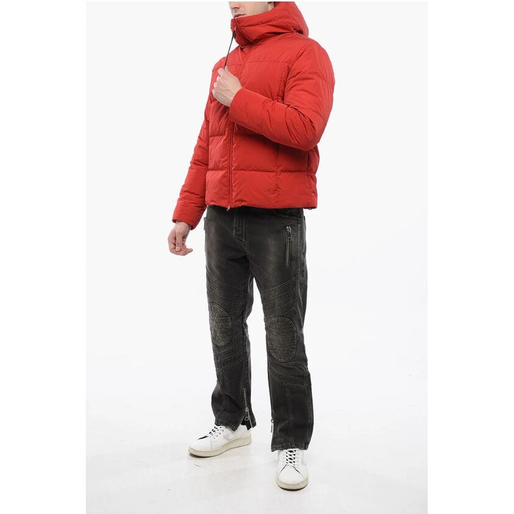 ASPESI Aspesi Hooded Quilted Down Jacket with Front Zip 4