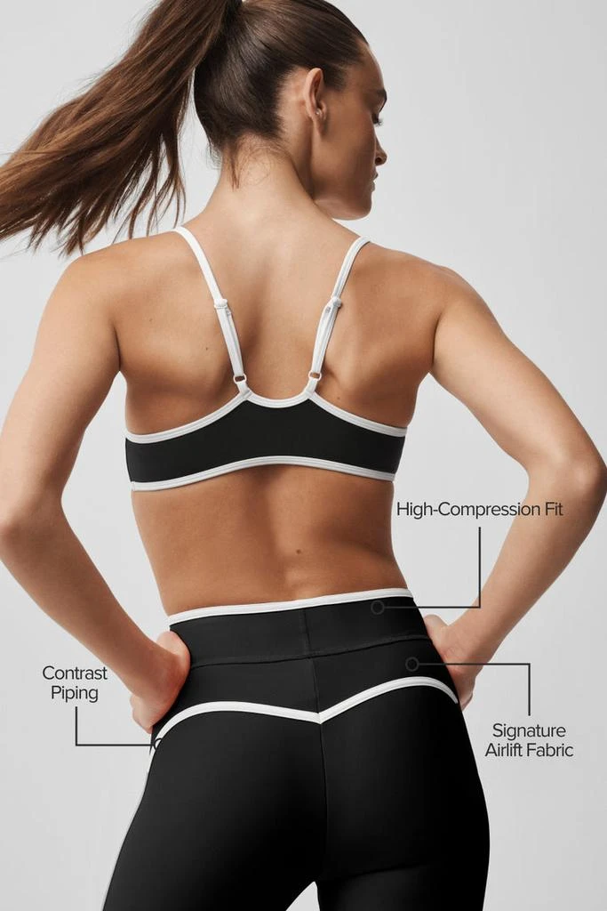 Alo Airlift High Waist Charger 7/8 Legging - Crystal Clear Blue/White 2