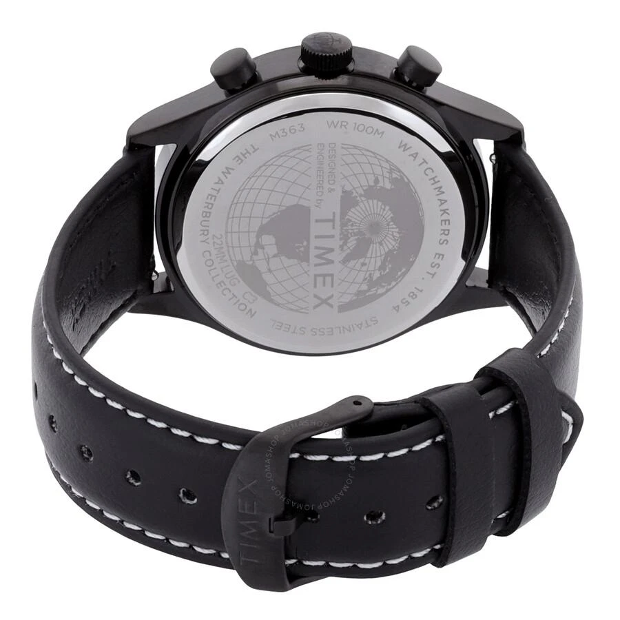 Timex Waterbury Chronograph GMT Quartz Black Dial Men's Watch TW2W48000 3
