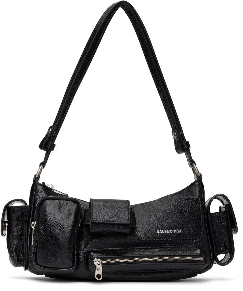 Balenciaga Black Superbusy Crossbody Bag - Crossbody Bags - Free