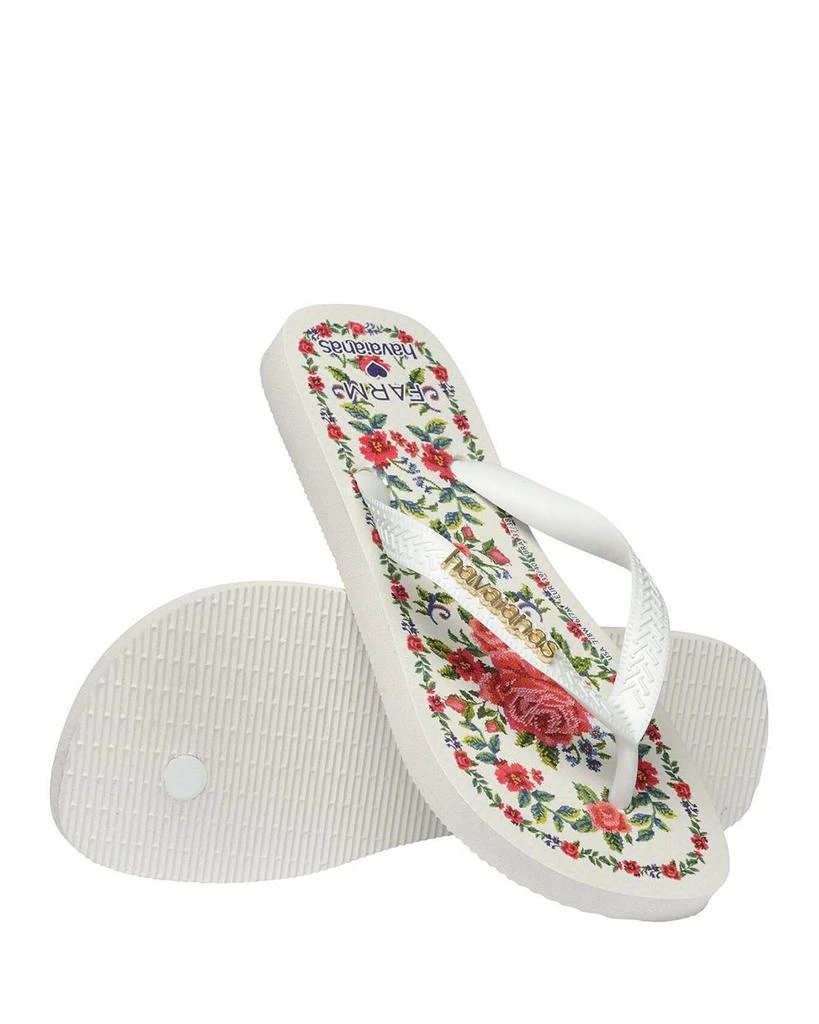 Havaianas Women's Farm Flower Tapestry Flip Flop Sandals 6