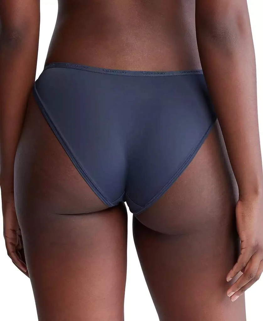 Calvin Klein Women's Ideal Stretch Micro High-Leg String Bikini Underwear QD5176 2