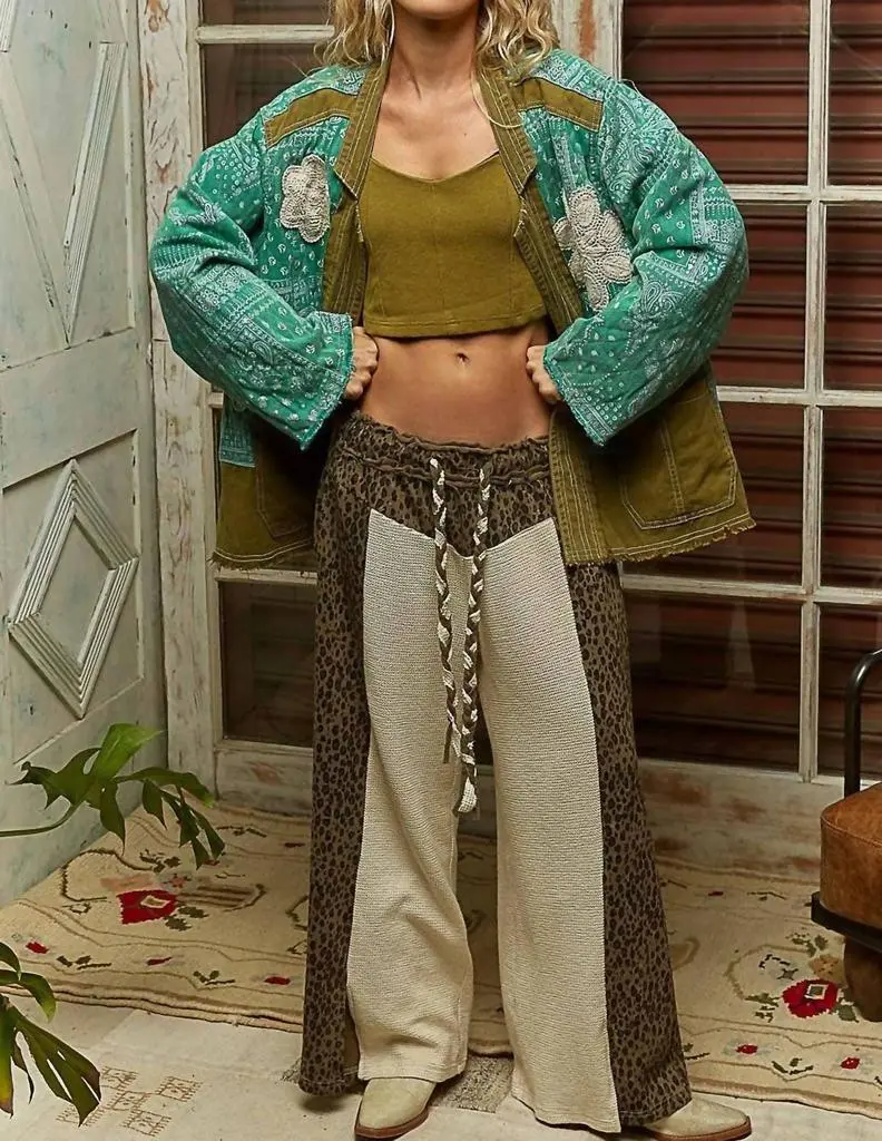 POL Pol - Paisley Patch Jacket