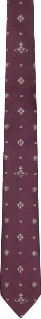 Vivienne Westwood Burgundy Silk Tie