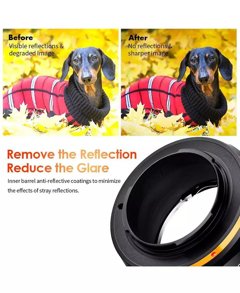 K&F Concept M11115 Nikon AI Lenses to Fujifilm X Lens Adapter Ring 4