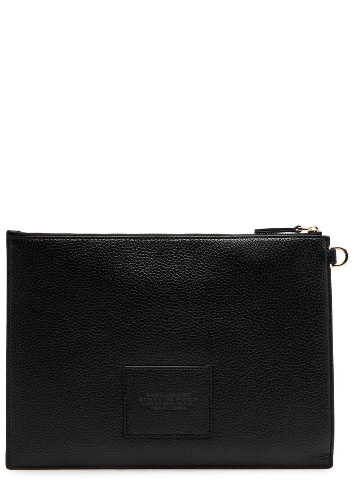 ポーチ MARC JACOBS Black Leather Pouch Marc Jacobs The Large Full-Grained Leather Pouch | Coggles