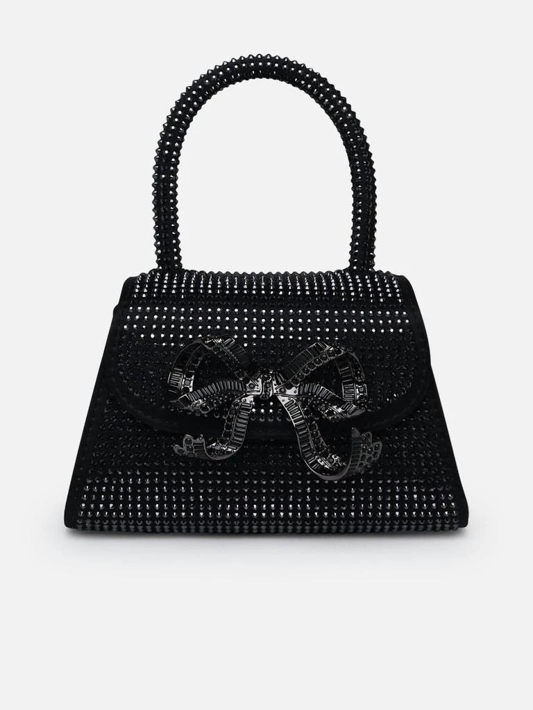 Self Portrait Self-Portrait - Women's Rhinestone Micro Bow Bag 1