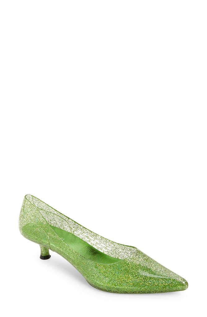 Jeffrey Campbell Millenni Pointed Toe Kitten Heel Pump