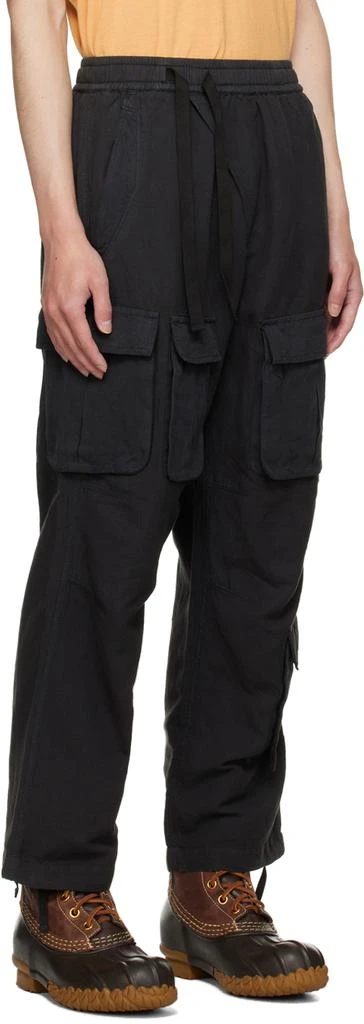 MAHARISHI Black Asym Cargo Pants 2