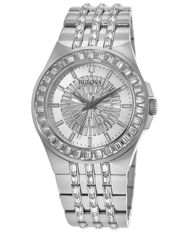 Bulova Bulova Phantom Silver Dial Stainless Steel Men's Watch 96A236