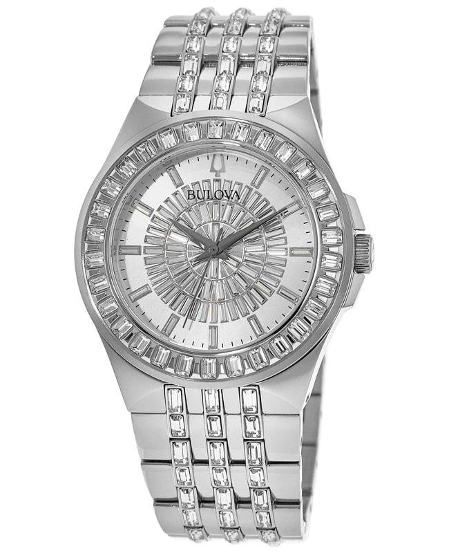 Bulova Bulova Phantom Silver Dial Stainless Steel Men's Watch 96A236 1