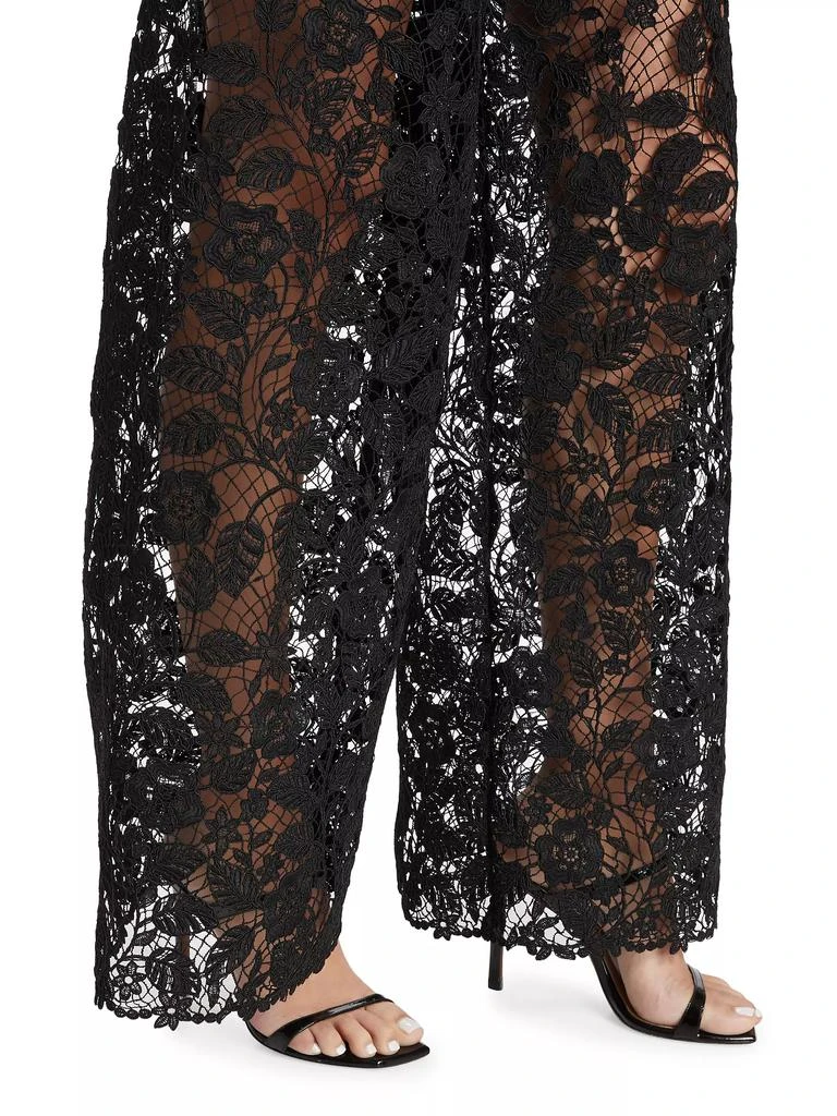 PRABAL GURUNG Corded Lace Straight-Leg Pants 6