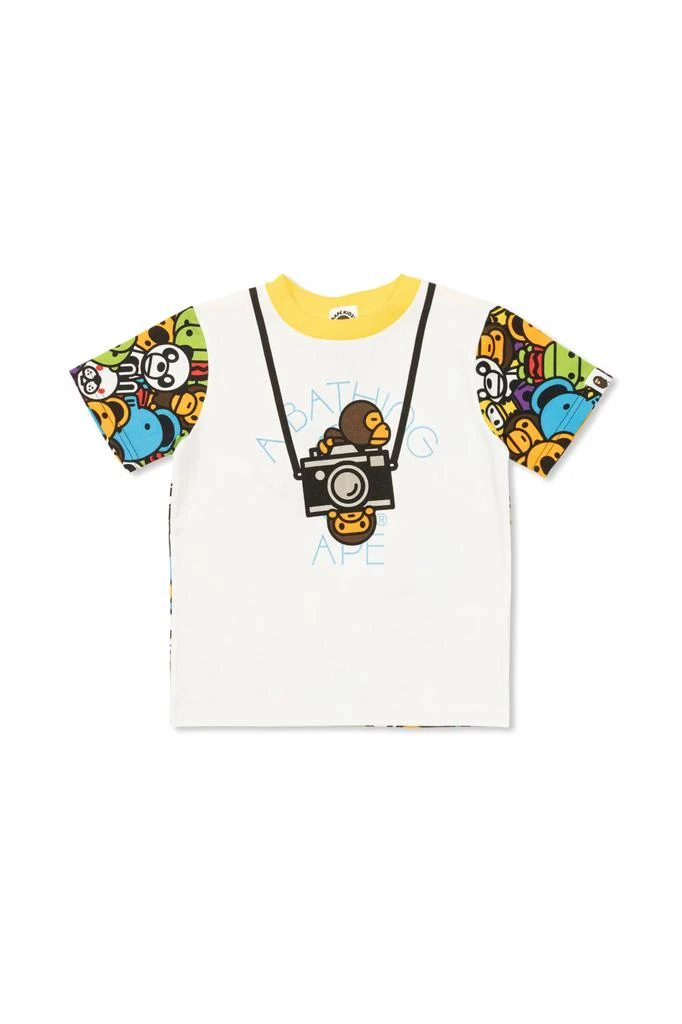 A BATHING APE® Kids T-shirt with print