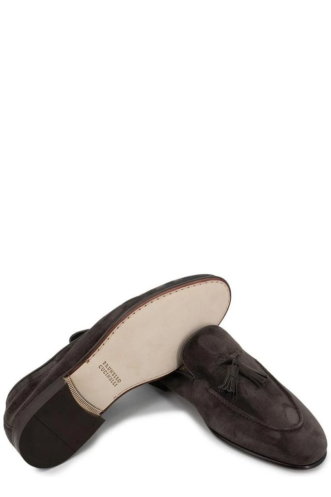 Brunello Cucinelli Brunello Cucinelli Fringed Slip-On Loafers 5
