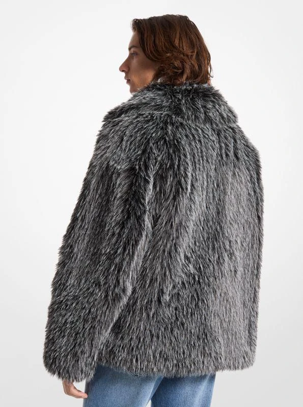 Michael Kors Faux Fur Peacoat 5