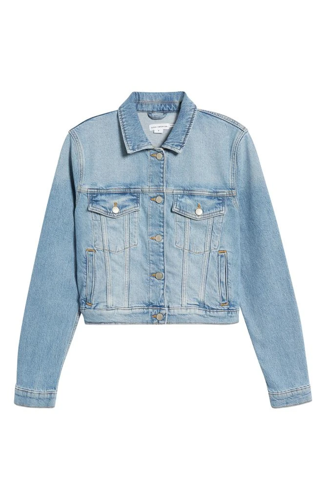 Good American Committed to Fit Denim Jacket 8