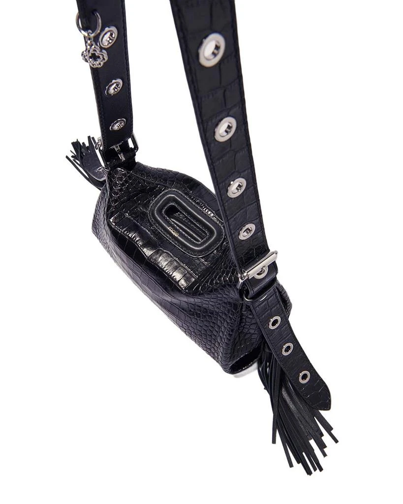 Maje Miss M Mini Embossed Leather Bag 9