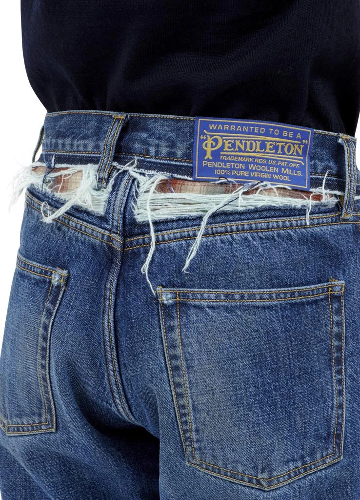 MAISON MARGIELA Pendleton yoke jeans 5