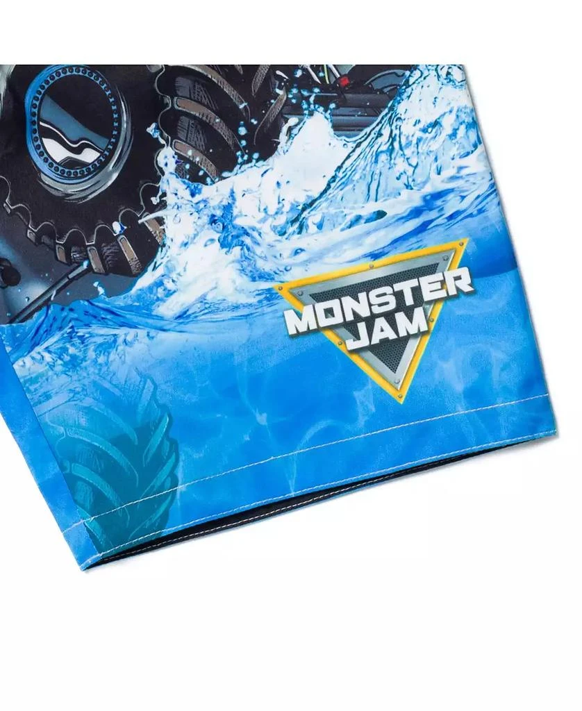 Monster Jam Boys Swim Trunks Bathing Suit 4