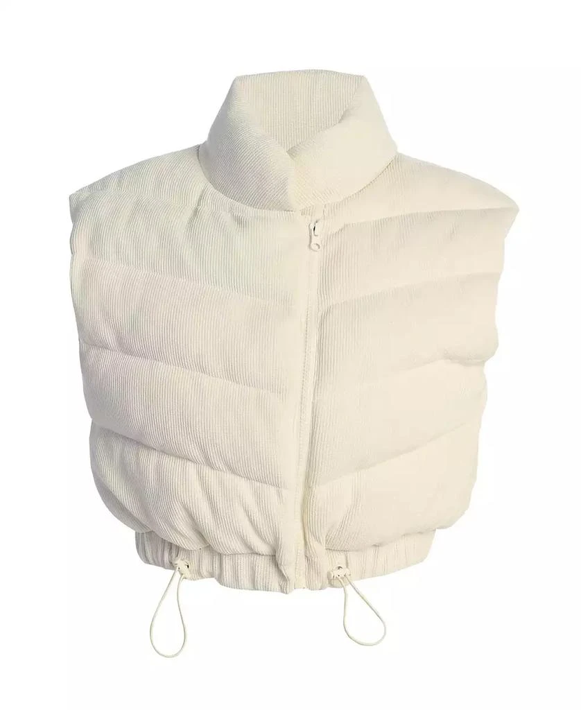 JLUXLABEL Women's Delma Ribbed Puffer Vest 2